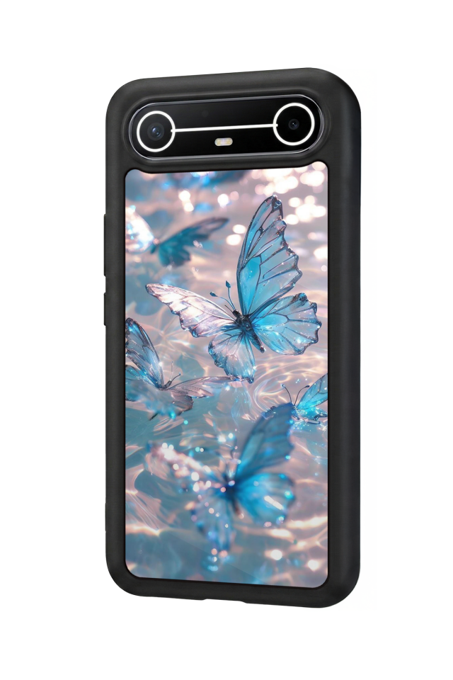 Tecno Spark Slim 5G Uyumlu Kelebek Tasarımlı Glossy Premium Kılıf