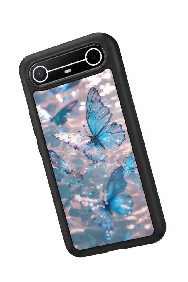 Tecno Spark Slim 5G Uyumlu Kelebek Tasarımlı Glossy Premium Kılıf