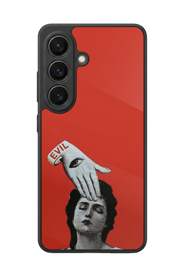 Samsung Galaxy S26 Uyumlu Kirmizi Tasarımlı Glossy Premium Kılıf