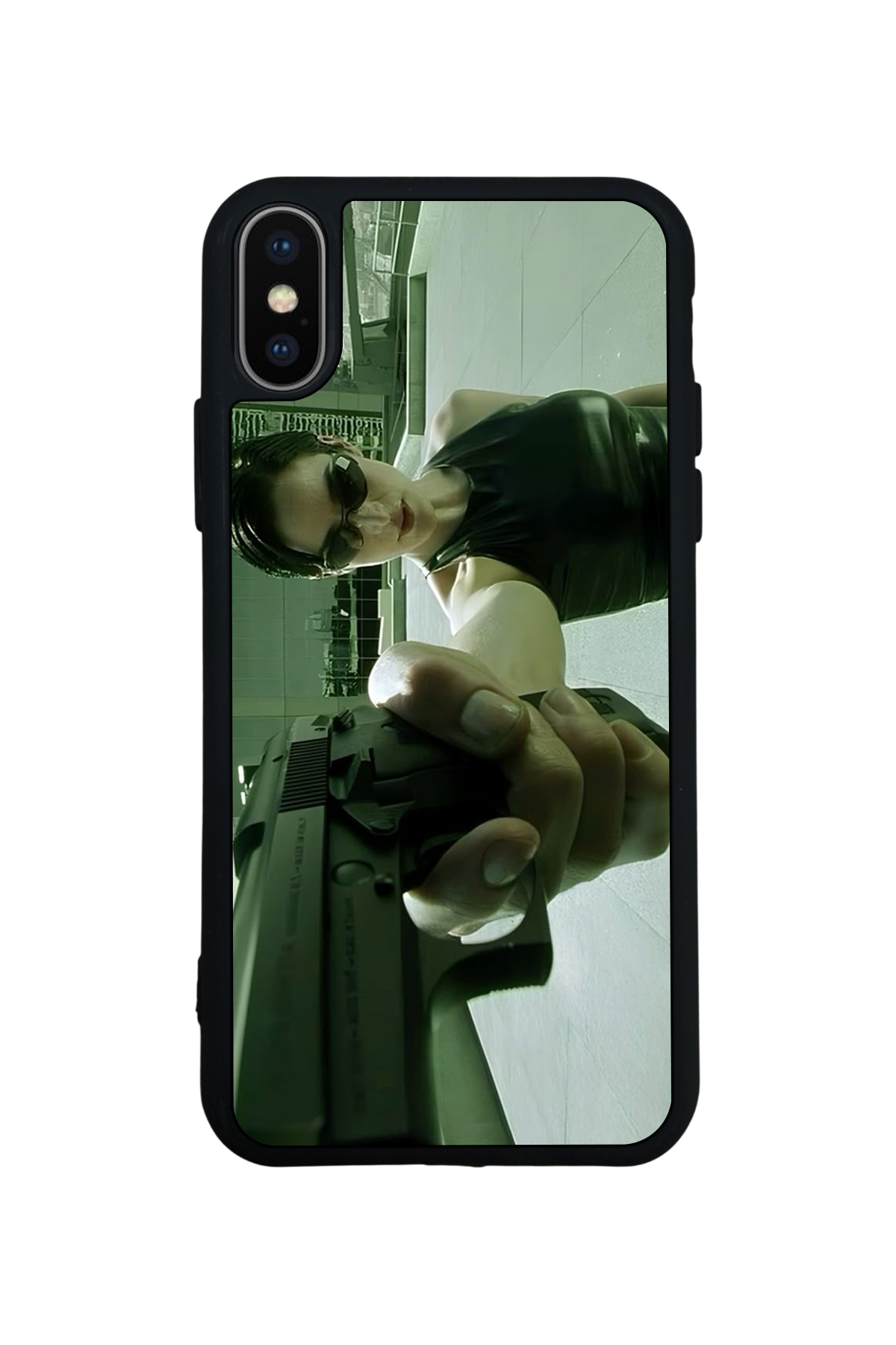 iPhone X/ XS Uyumlu MatriiPhone X/ XS Tasarımlı Glossy Premium Kılıf
