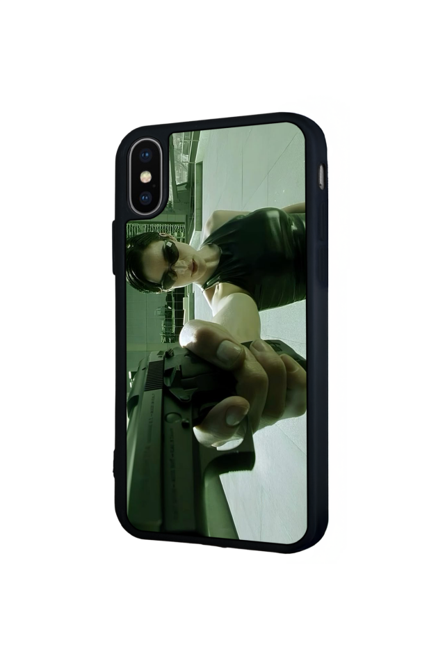 iPhone X/ XS Uyumlu MatriiPhone X/ XS Tasarımlı Glossy Premium Kılıf