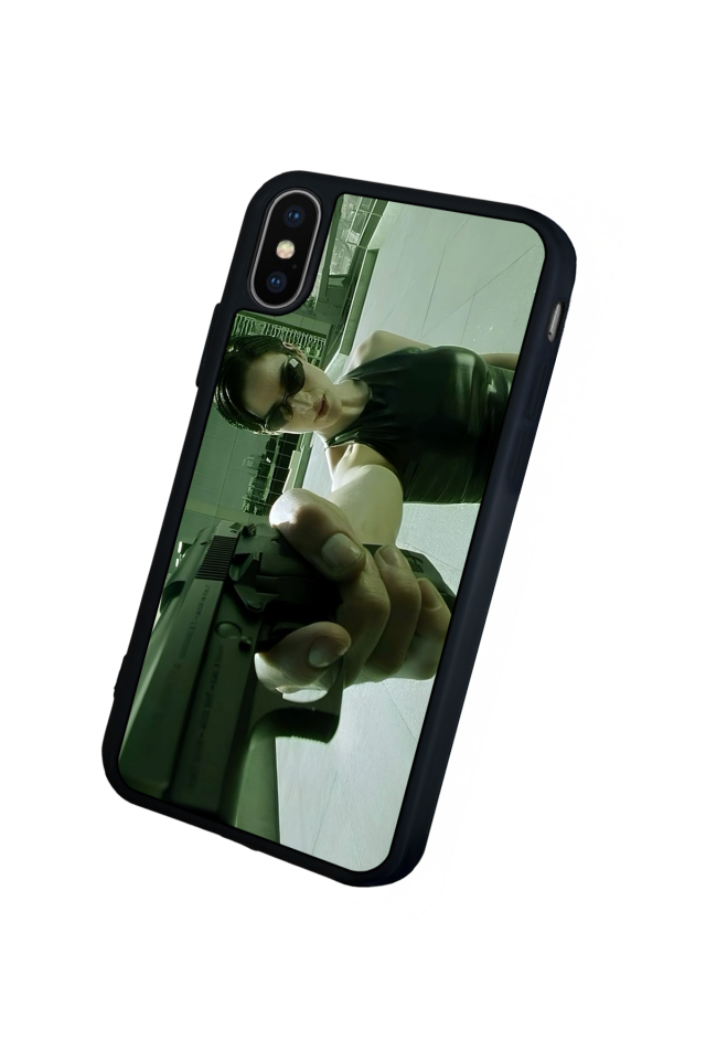 iPhone X/ XS Uyumlu MatriiPhone X/ XS Tasarımlı Glossy Premium Kılıf