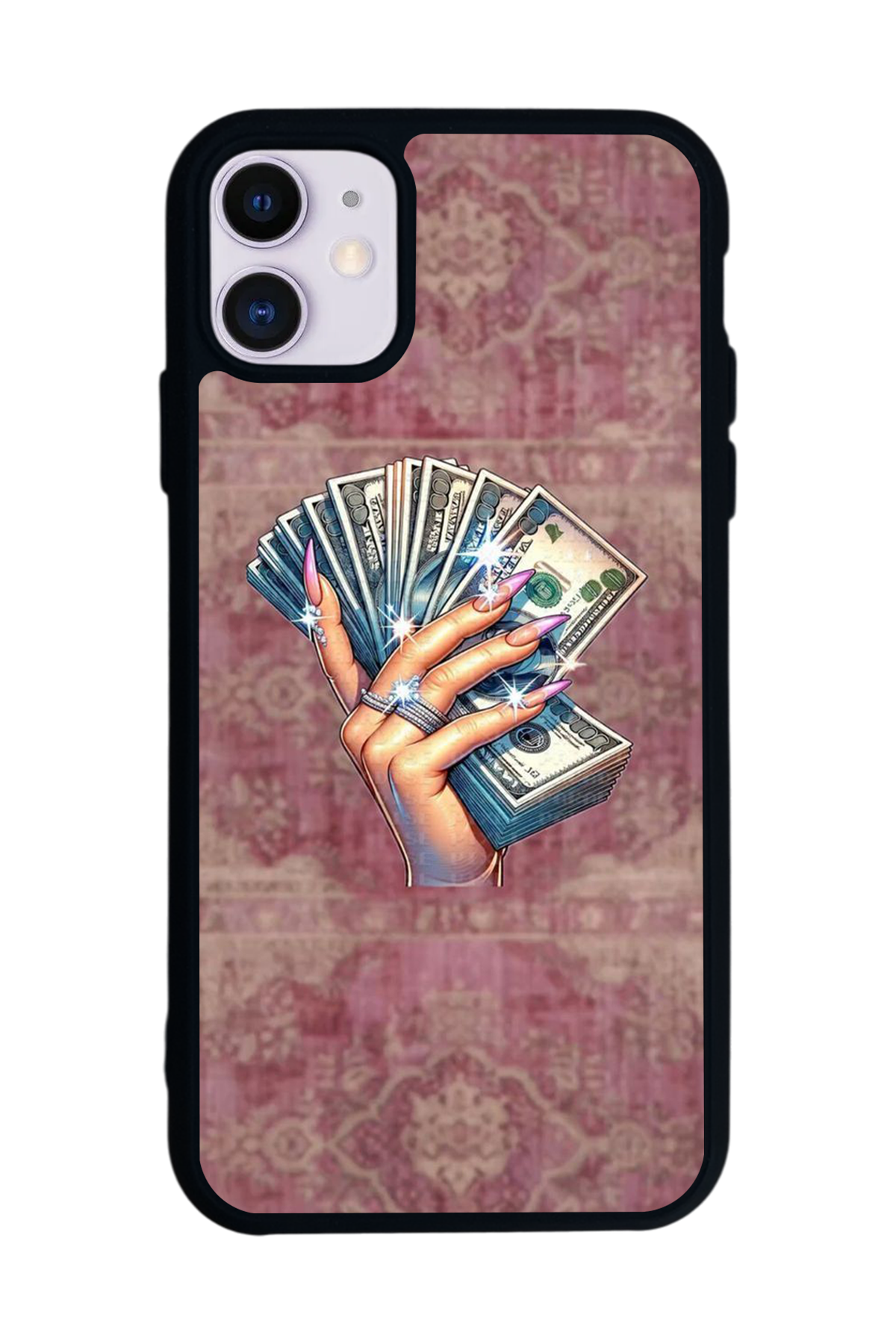 iPhone 11 Uyumlu Money Para Tasarımlı Glossy Premium Kılıf