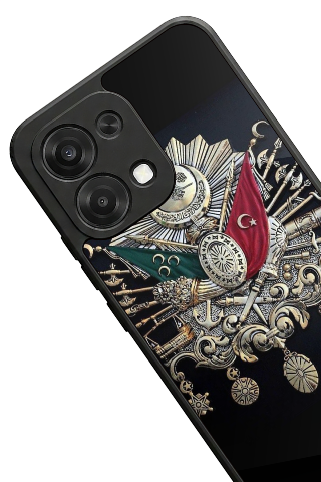 Oppo A6 Pro Uyumlu Osmanli Tugrasi Tasarımlı Glossy Premium Kılıf