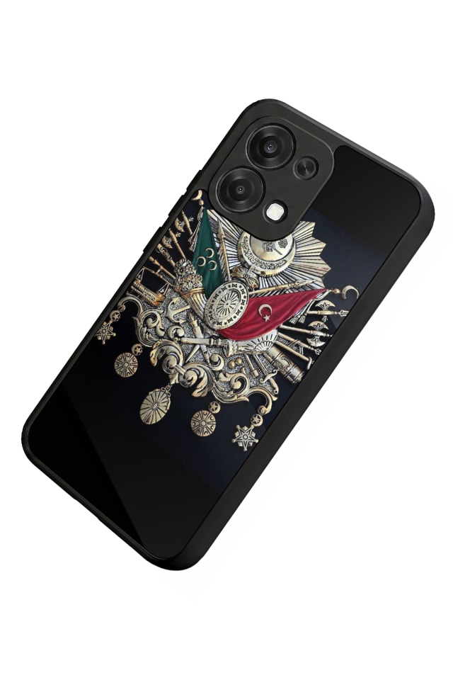 Oppo A6 Pro Uyumlu Osmanli Tugrasi Tasarımlı Glossy Premium Kılıf
