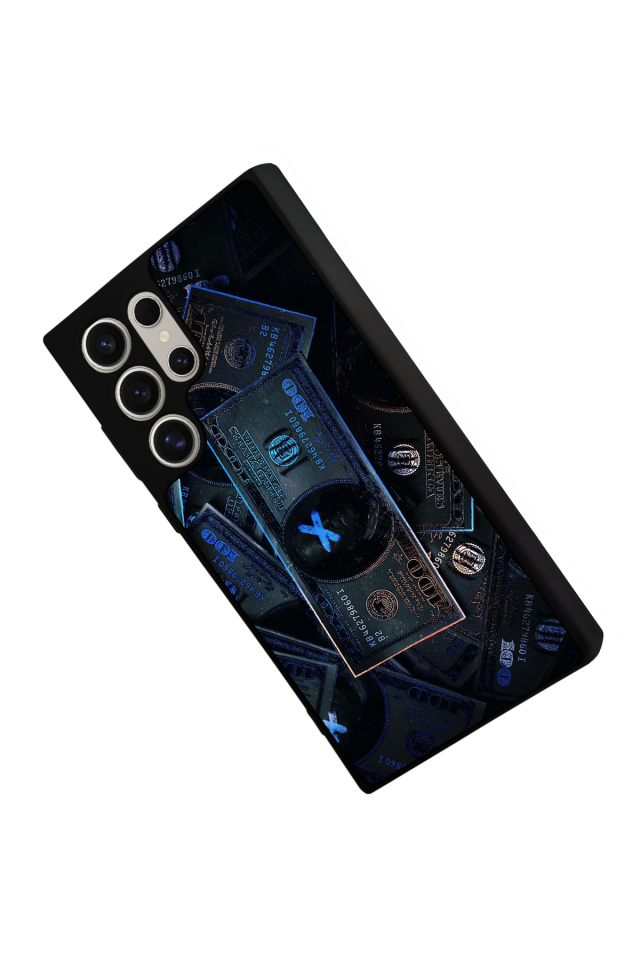 Samsung Galaxy S22 Ultra Uyumlu Para Tasarımlı Glossy Premium Kılıf