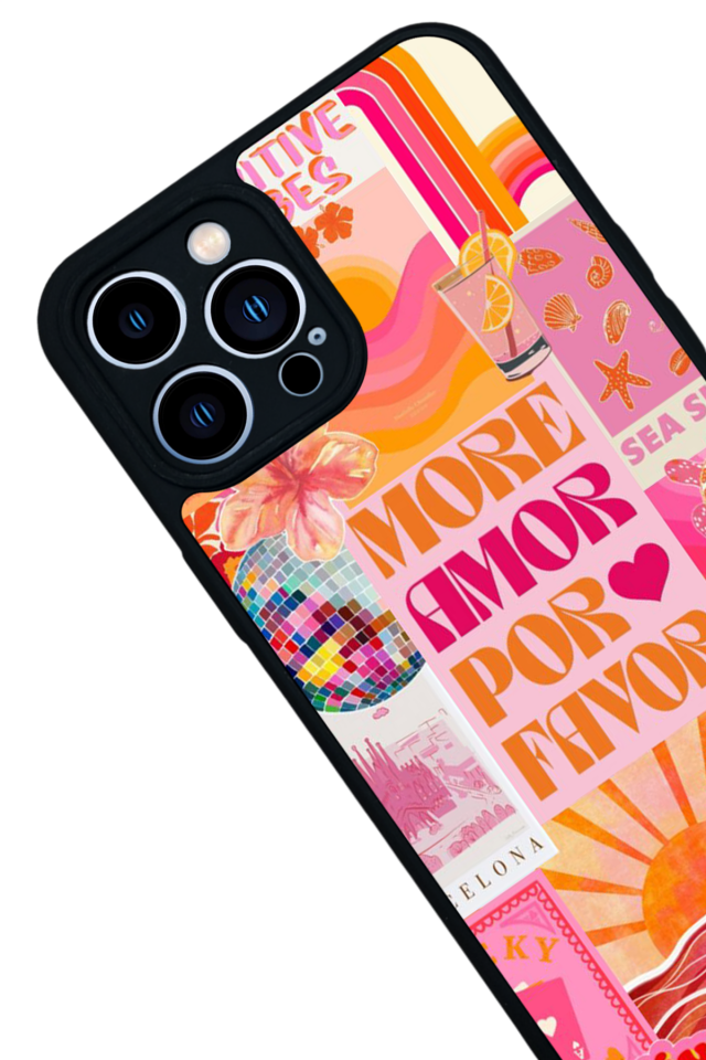 iPhone 12 Pro Max Uyumlu Poster Tasarımlı Glossy Premium Kılıf