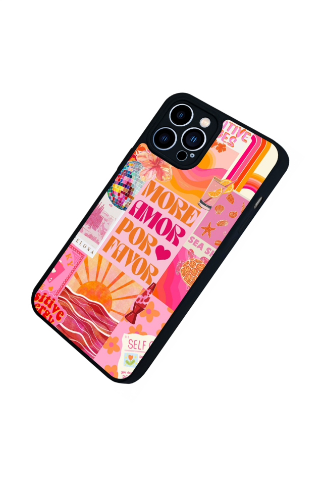 iPhone 12 Pro Max Uyumlu Poster Tasarımlı Glossy Premium Kılıf