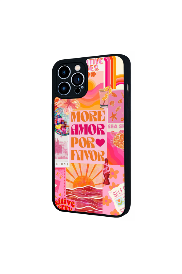 iPhone 12 Pro Max Uyumlu Poster Tasarımlı Glossy Premium Kılıf