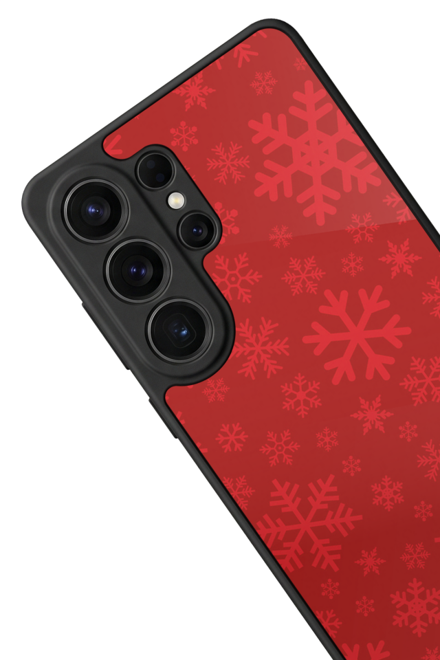 Samsung Galaxy S26 Ultra Uyumlu Yilbasi Christmas Tasarımlı Glossy Premium Kılıf