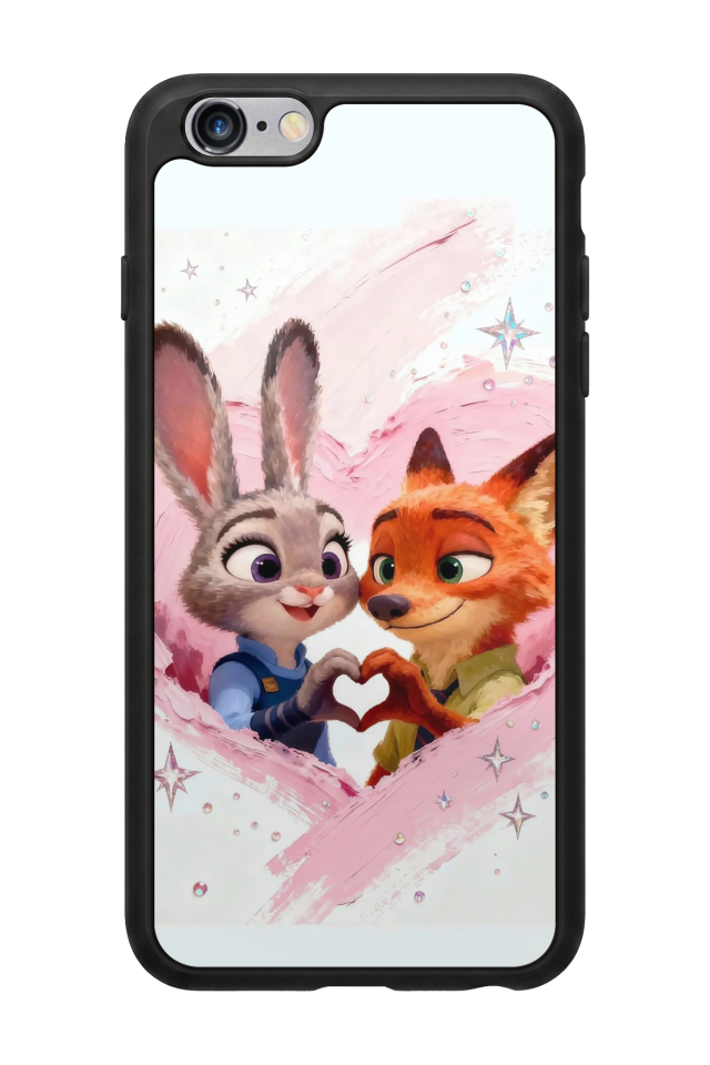 iPhone 6 Plus Uyumlu Zootropolis Tasarımlı Glossy Premium Kılıf