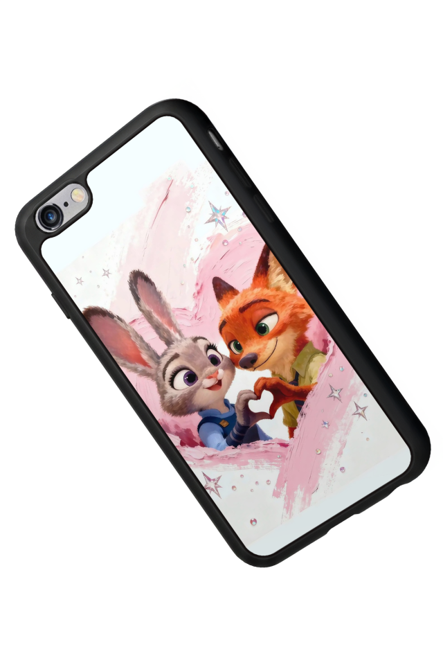 iPhone 6 Plus Uyumlu Zootropolis Tasarımlı Glossy Premium Kılıf