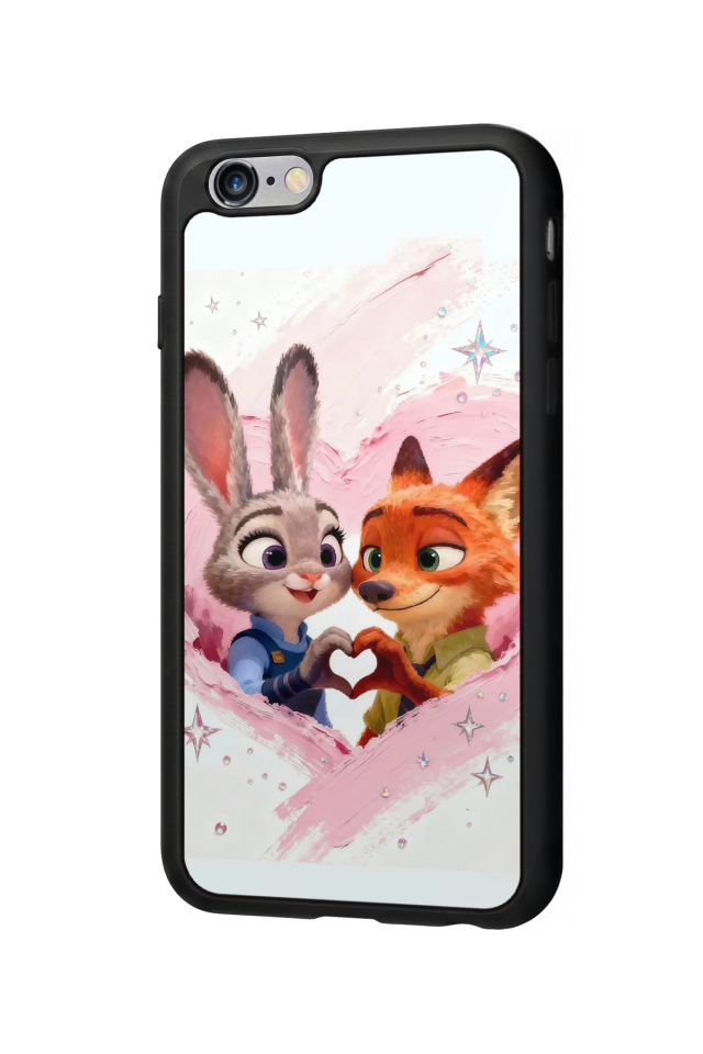iPhone 6 Plus Uyumlu Zootropolis Tasarımlı Glossy Premium Kılıf