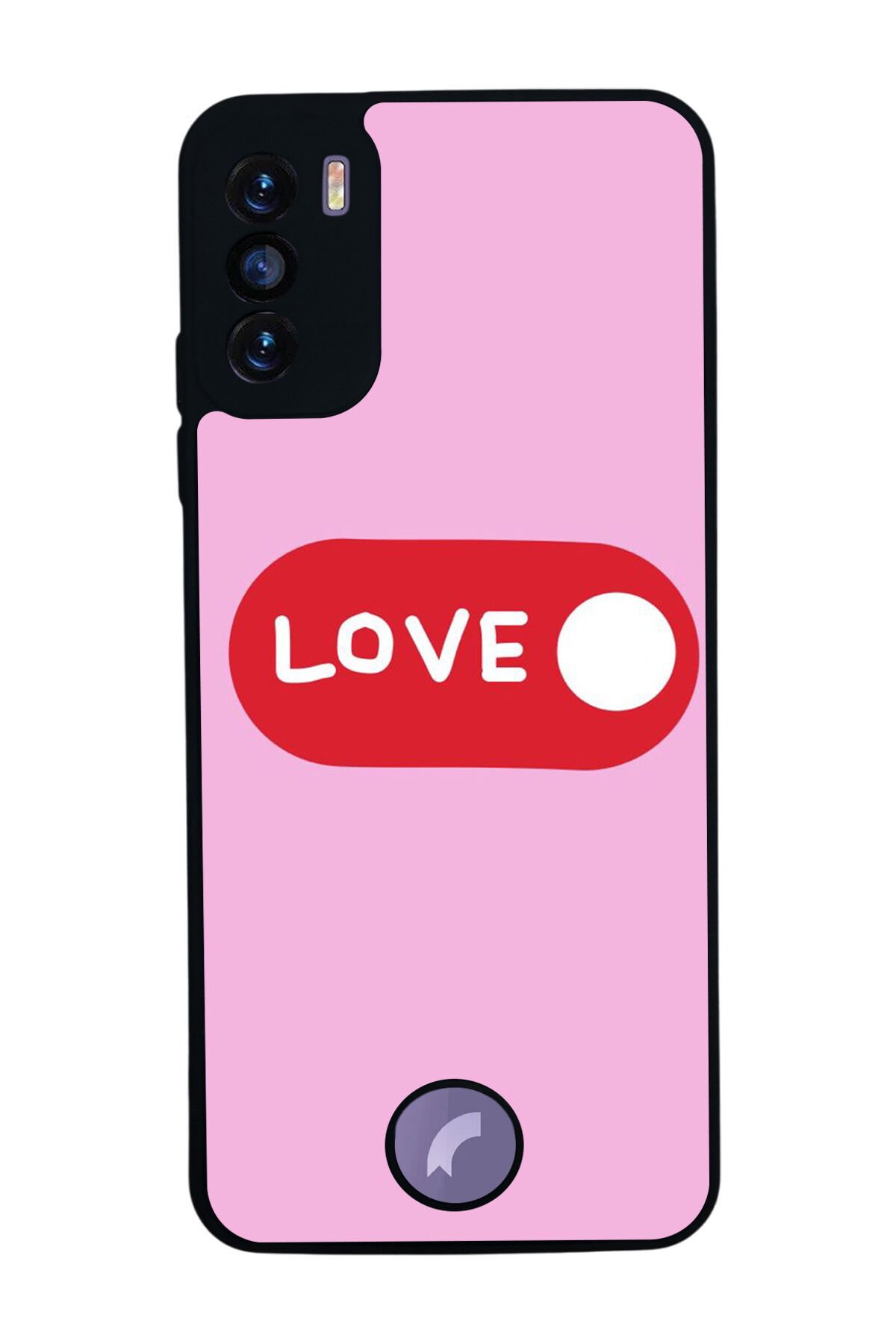 Reeder S19 Max Pro S Uyumlu Kalp Love Tasarımlı Glossy Premium Kılıf