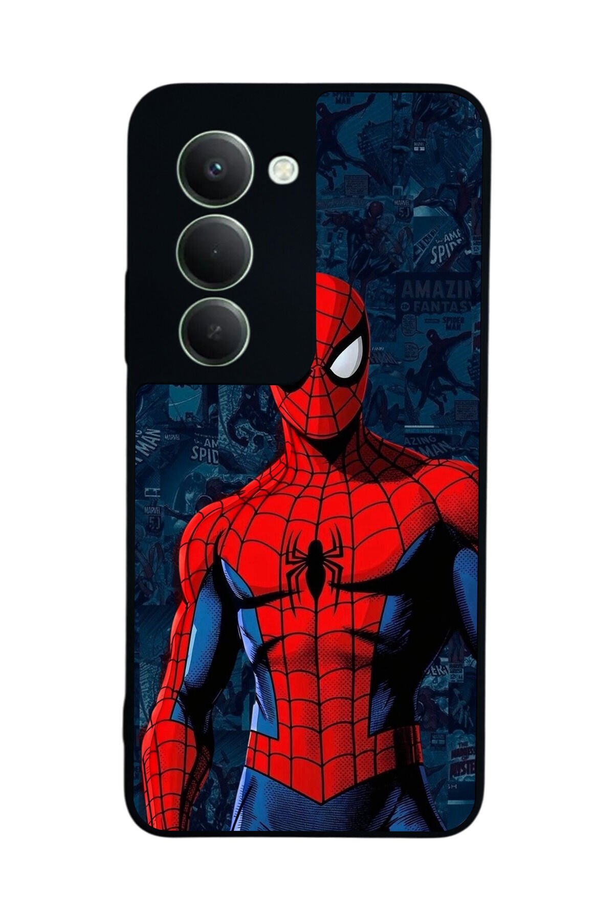 Xiaomi Redmi 15 5G Uyumlu Spider Man ( Örümcek Adam ) Tasarımlı Glossy Premium Kılıf