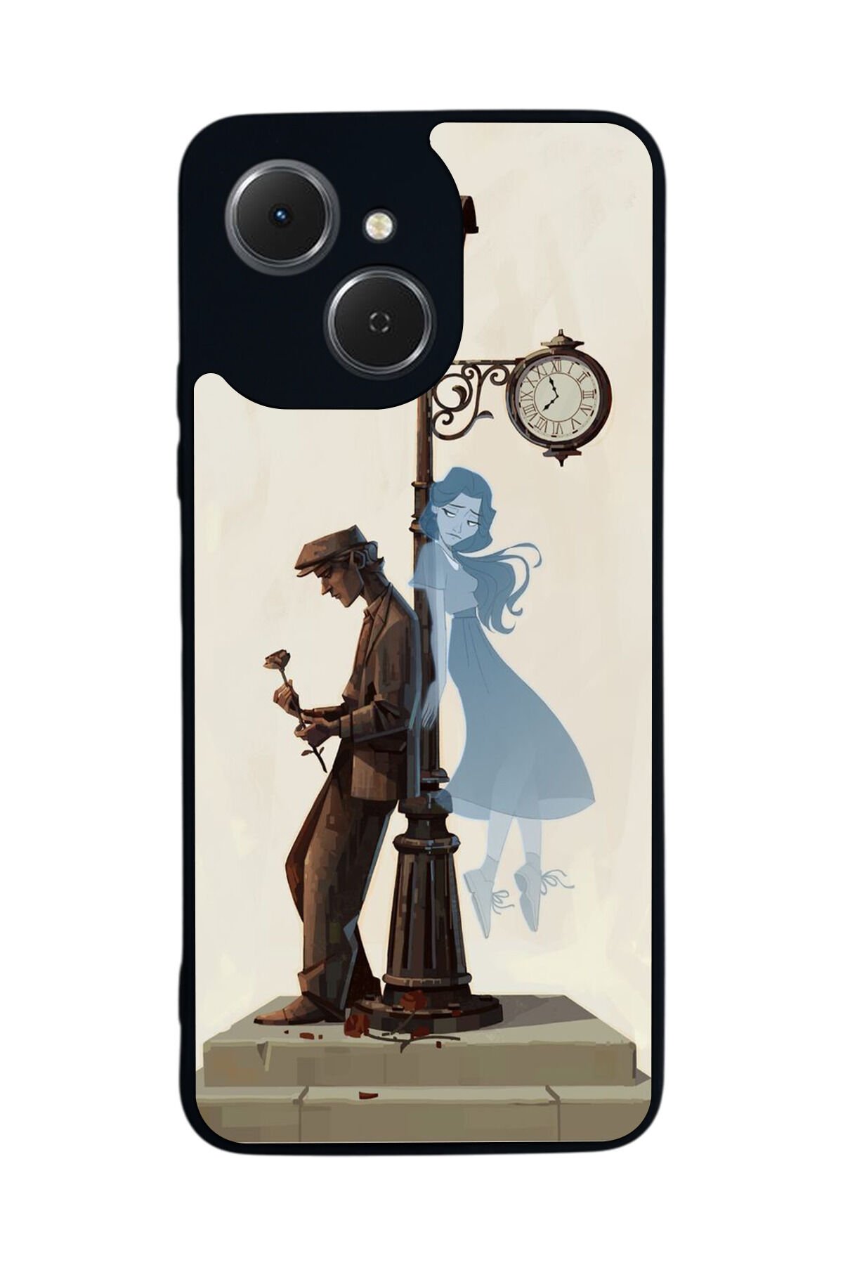 Tecno Spark 40C Uyumlu Kalp Love Tasarımlı Glossy Premium Kılıf