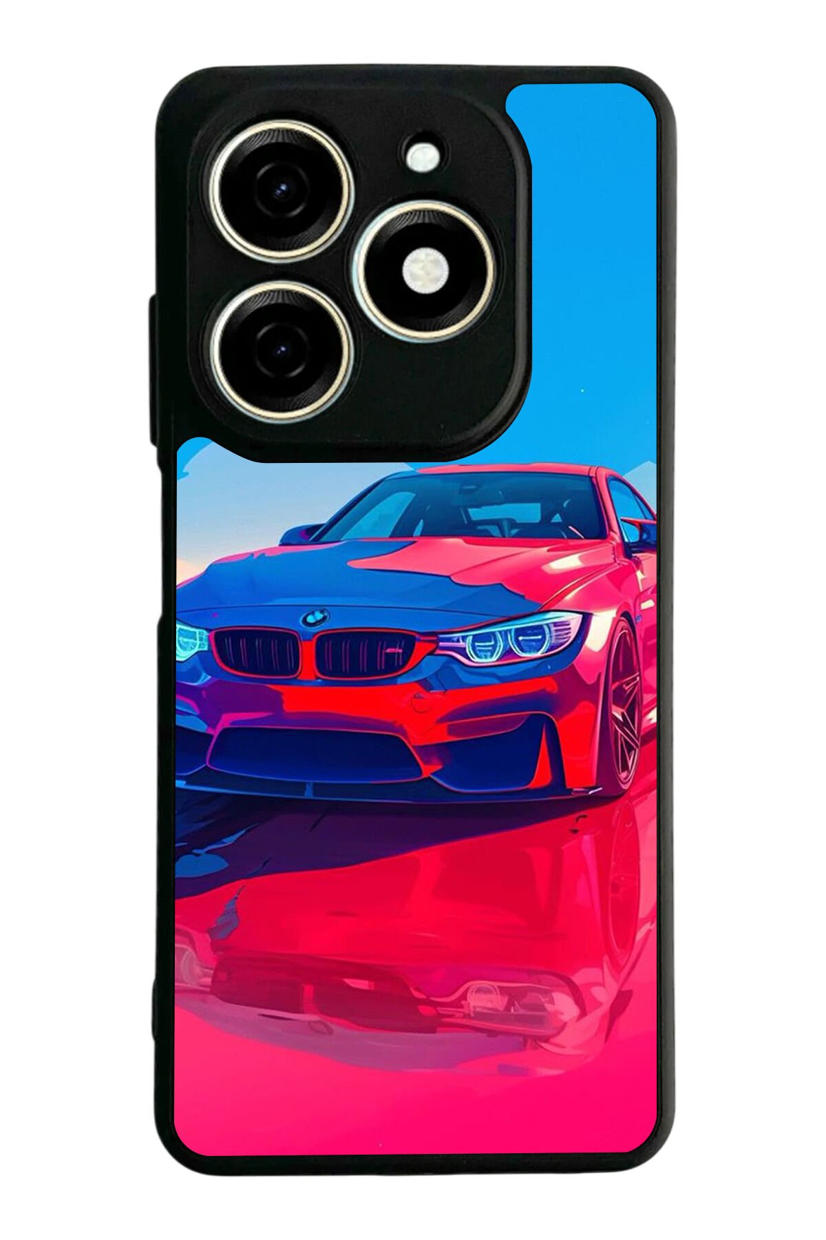 Tecno Spark 20/20C Uyumlu BMW Tasarımlı Glossy Premium Kılıf