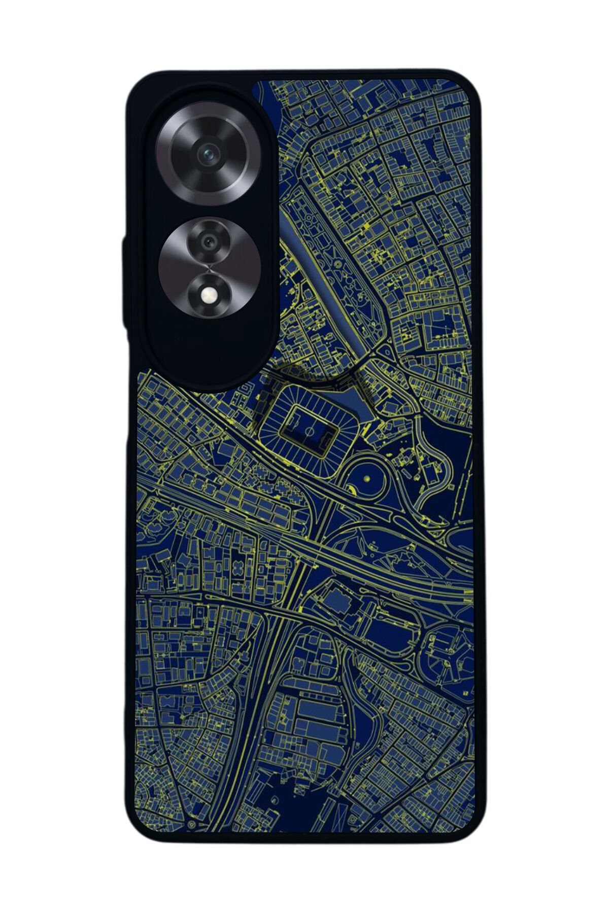 Oppo A60 Mat Siyah uyumlu Kılıf – Yumuşak Silikon, Koruyucu, Şok Emici Kapak