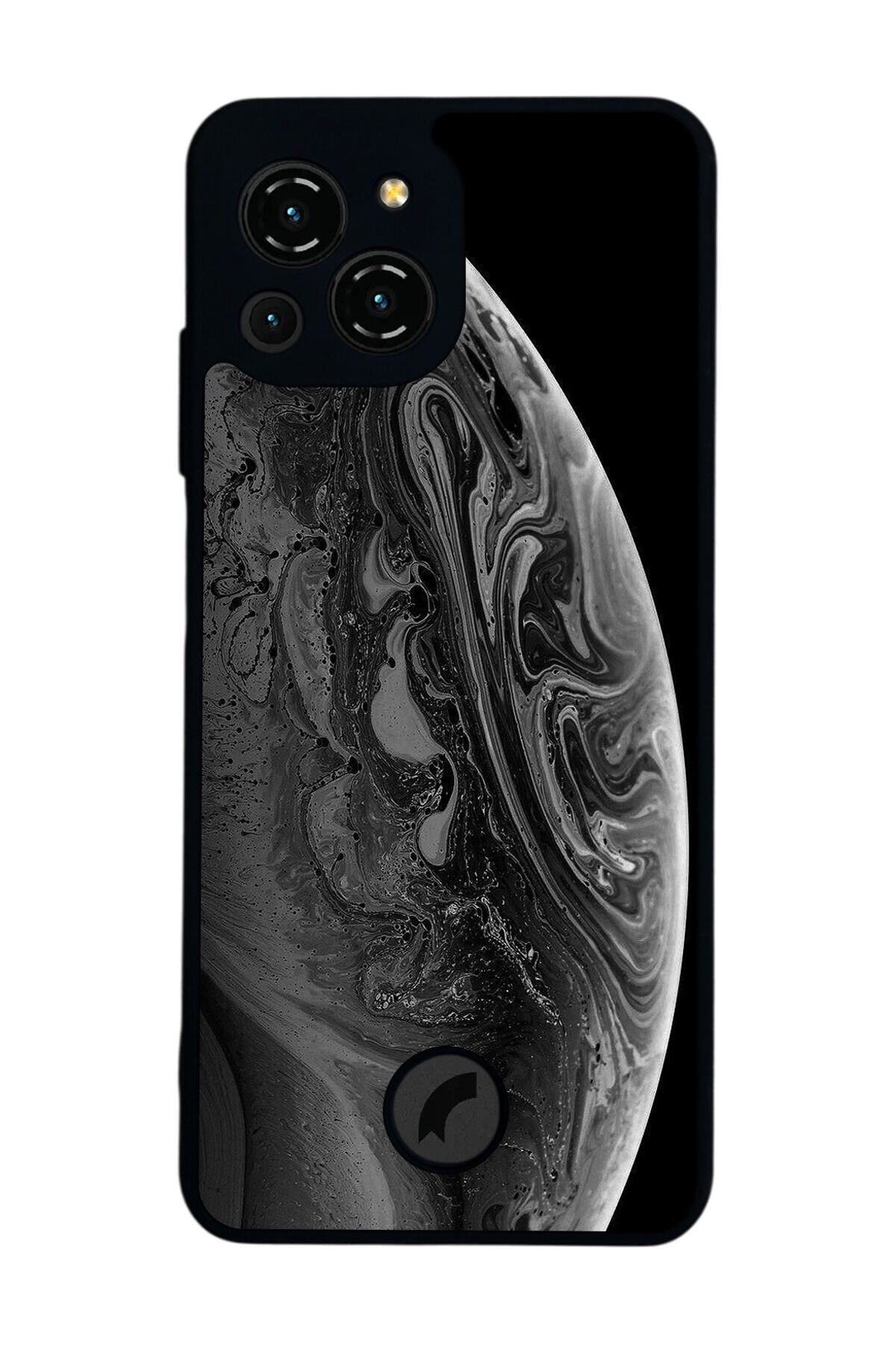Reeder S23 Pro Max Uyumlu Ay Tasarımlı Glossy Premium Kılıf