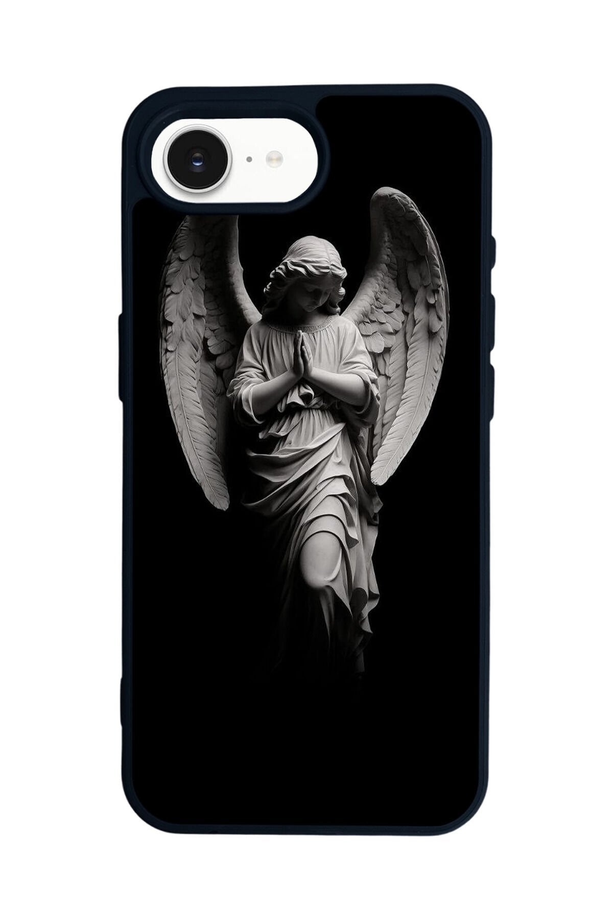 iPhone 16E Uyumlu Melek Tasarımlı Glossy Premium Kılıf