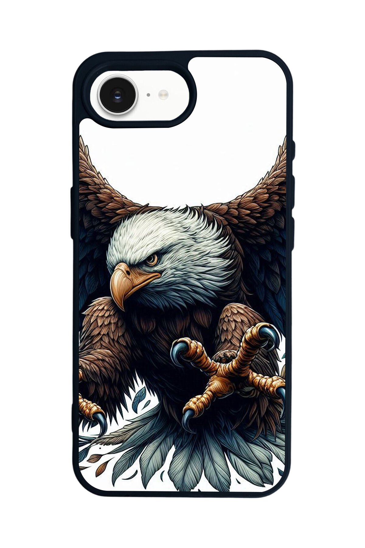 iPhone 16E Uyumlu Besiktas Tasarımlı Glossy Premium Kılıf