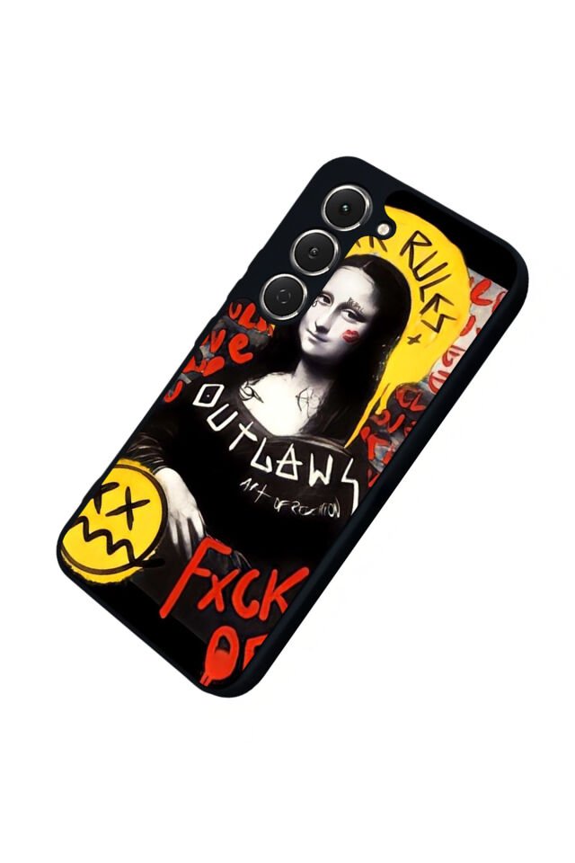 Tecno Spark 40 Pro Uyumlu Monalisa Tasarımlı Glossy Premium Kılıf