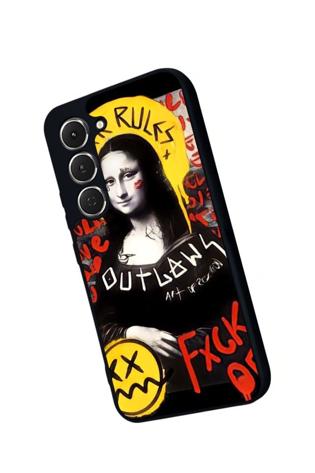 Tecno Spark 40 Pro Uyumlu Monalisa Tasarımlı Glossy Premium Kılıf