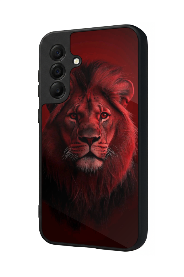 Samsung Galaxy A17 Uyumlu Aslan Tasarımlı Glossy Premium Kılıf