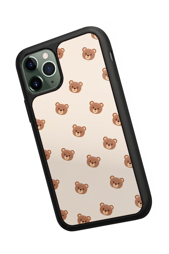 iPhone 11 Pro Uyumlu Ayı Tasarımlı Glossy Premium Kılıf