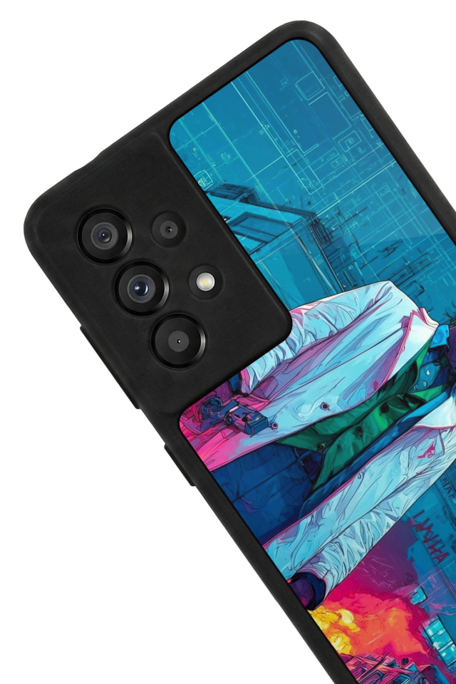 Samsung Galaxy A73 Uyumlu Joker Tasarımlı Glossy Premium Kılıf