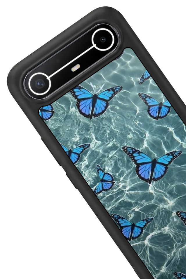 Tecno Spark Slim 5G Uyumlu Kelebek Tasarımlı Glossy Premium Kılıf