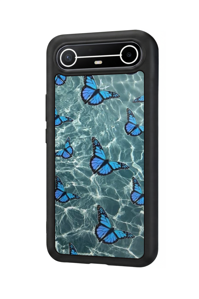 Tecno Spark Slim 5G Uyumlu Kelebek Tasarımlı Glossy Premium Kılıf
