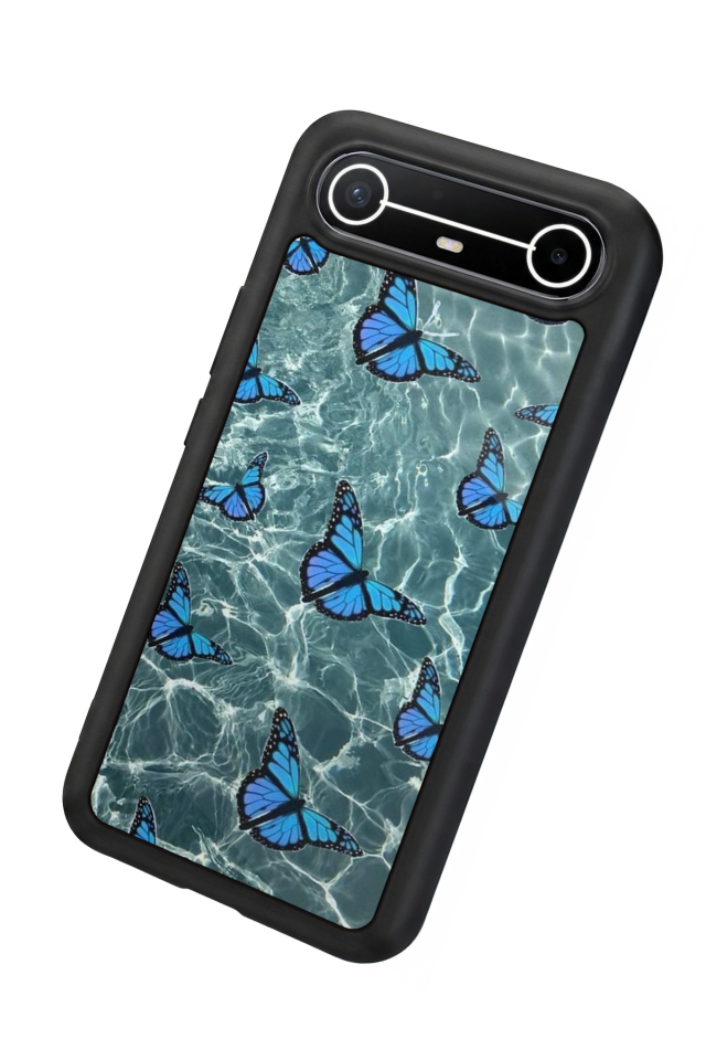 Tecno Spark Slim 5G Uyumlu Kelebek Tasarımlı Glossy Premium Kılıf