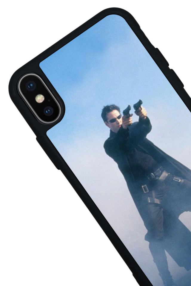 iPhone X/ XS Uyumlu MatriiPhone X/ XS Tasarımlı Glossy Premium Kılıf
