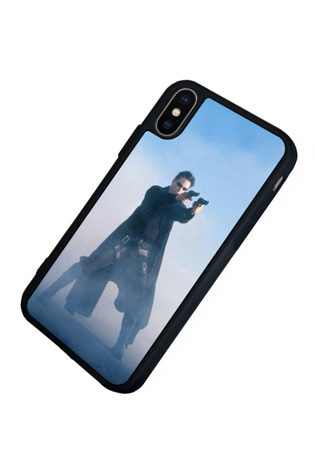 iPhone X/ XS Uyumlu MatriiPhone X/ XS Tasarımlı Glossy Premium Kılıf