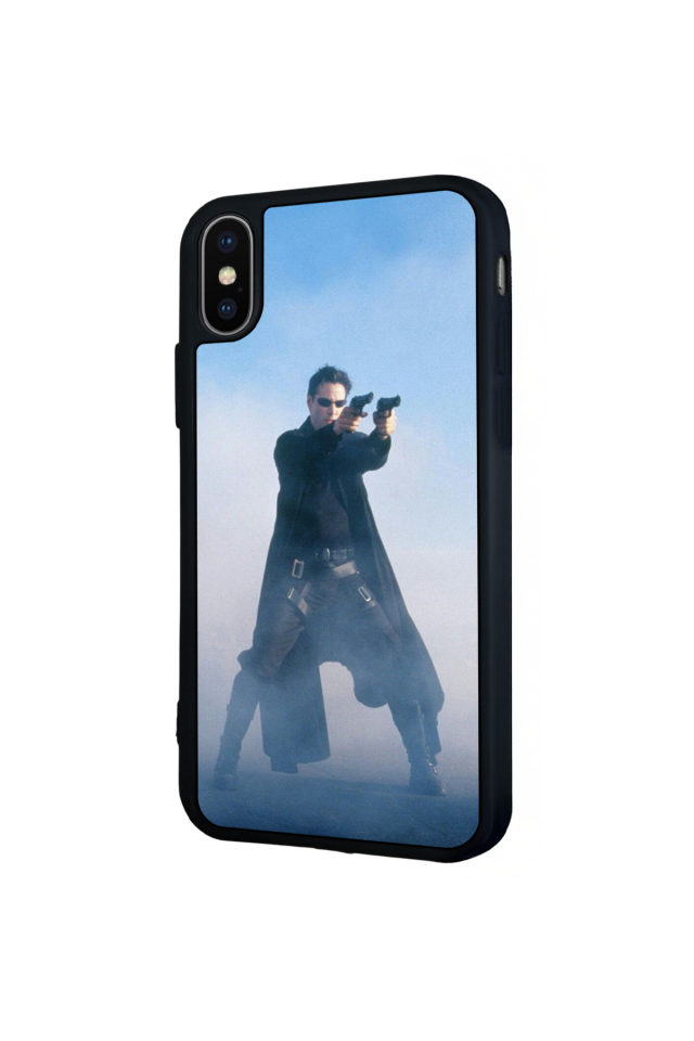 iPhone X/ XS Uyumlu MatriiPhone X/ XS Tasarımlı Glossy Premium Kılıf