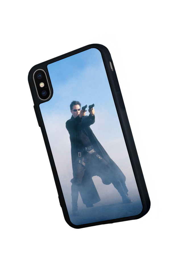 iPhone X/ XS Uyumlu MatriiPhone X/ XS Tasarımlı Glossy Premium Kılıf