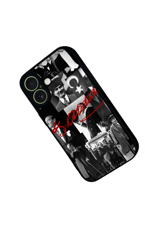 iPhone 17 Uyumlu Mustafa Kemal Ataturk Tasarımlı Glossy Premium Kılıf