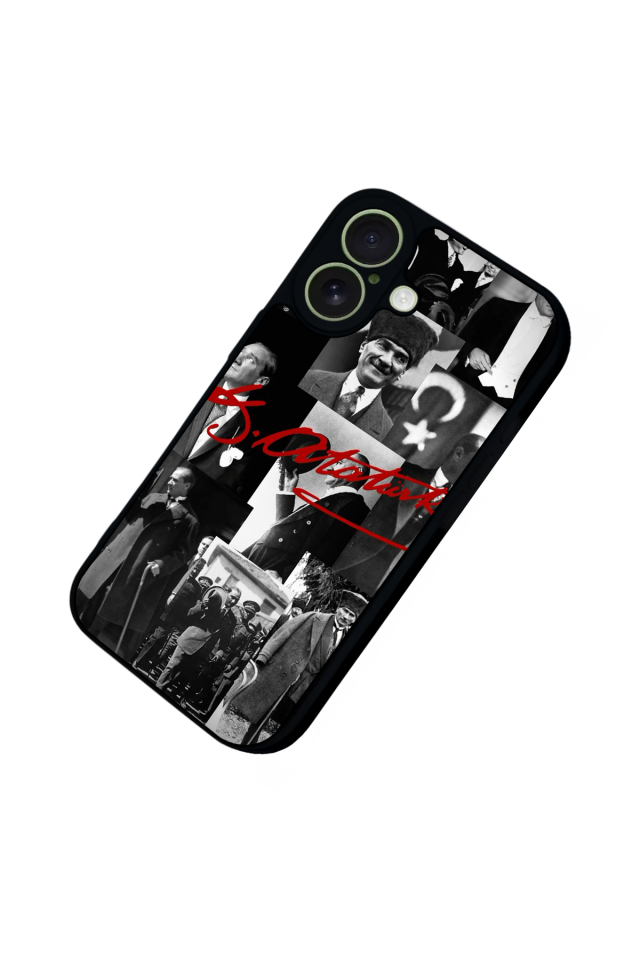 iPhone 17 Uyumlu Mustafa Kemal Ataturk Tasarımlı Glossy Premium Kılıf