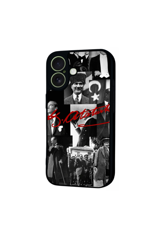 iPhone 17 Uyumlu Mustafa Kemal Ataturk Tasarımlı Glossy Premium Kılıf