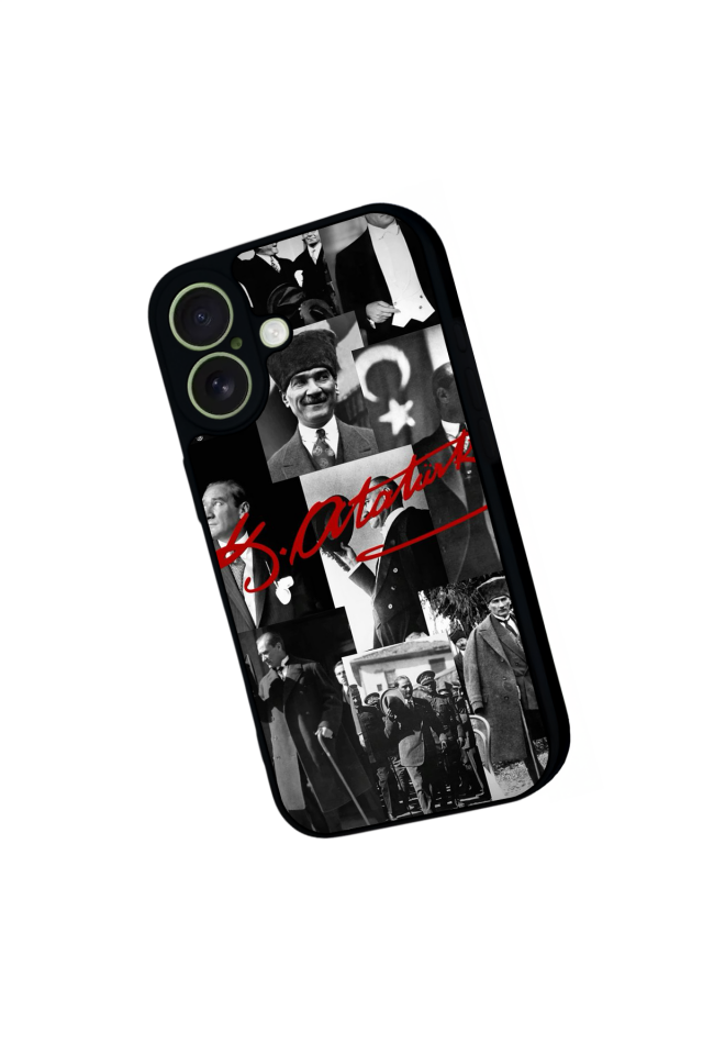 iPhone 17 Uyumlu Mustafa Kemal Ataturk Tasarımlı Glossy Premium Kılıf