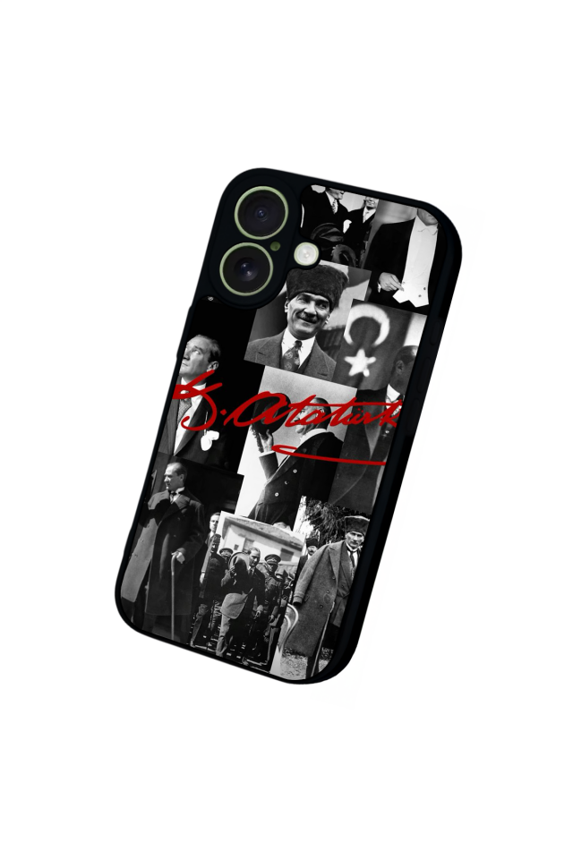 iPhone 17 Uyumlu Mustafa Kemal Ataturk Tasarımlı Glossy Premium Kılıf
