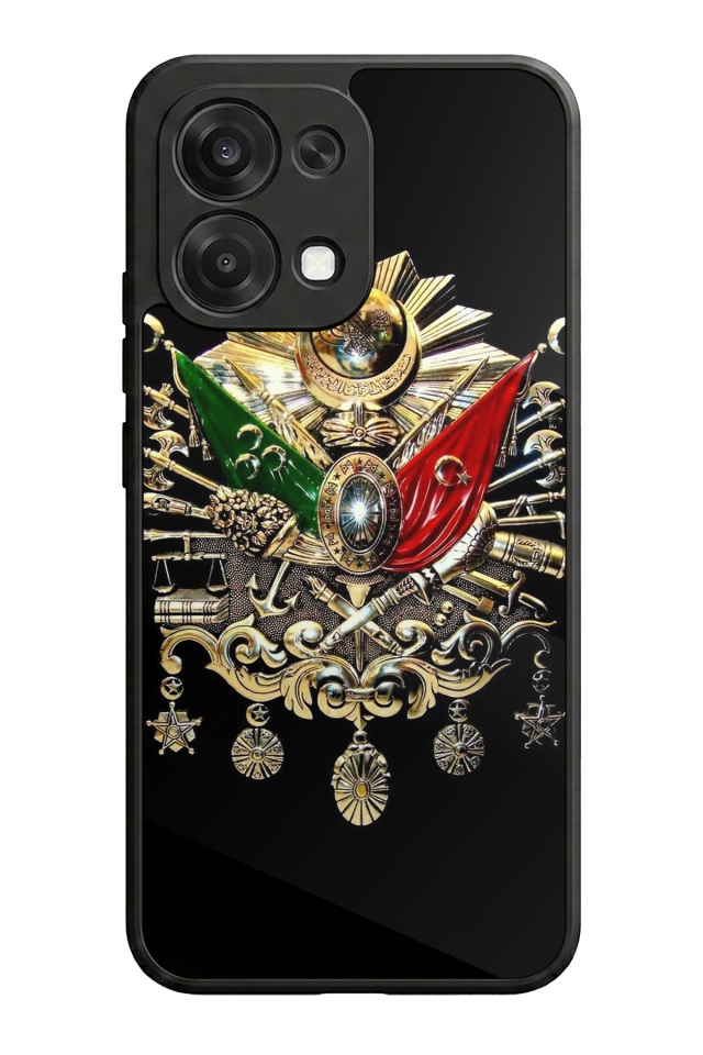 Oppo A6 Pro Uyumlu Osmanli Tugrasi Tasarımlı Glossy Premium Kılıf