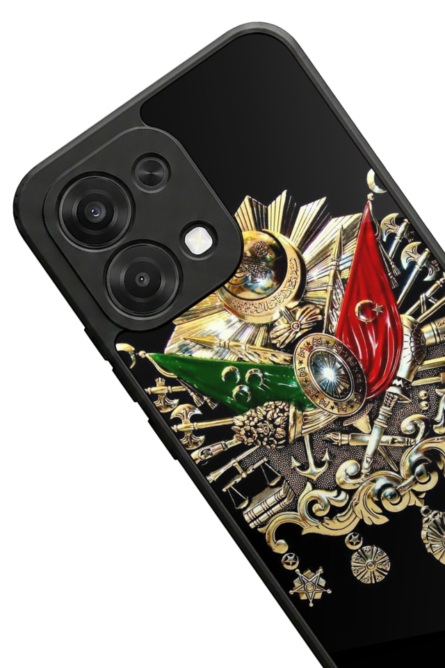 Oppo A6 Pro Uyumlu Osmanli Tugrasi Tasarımlı Glossy Premium Kılıf