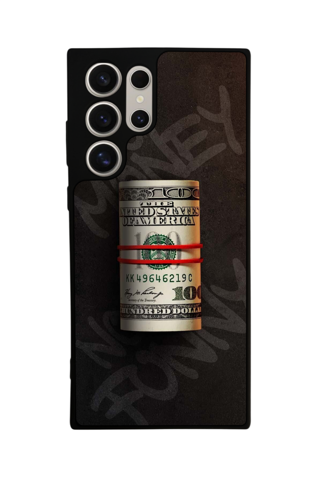 Samsung Galaxy S22 Ultra Uyumlu Para Tasarımlı Glossy Premium Kılıf