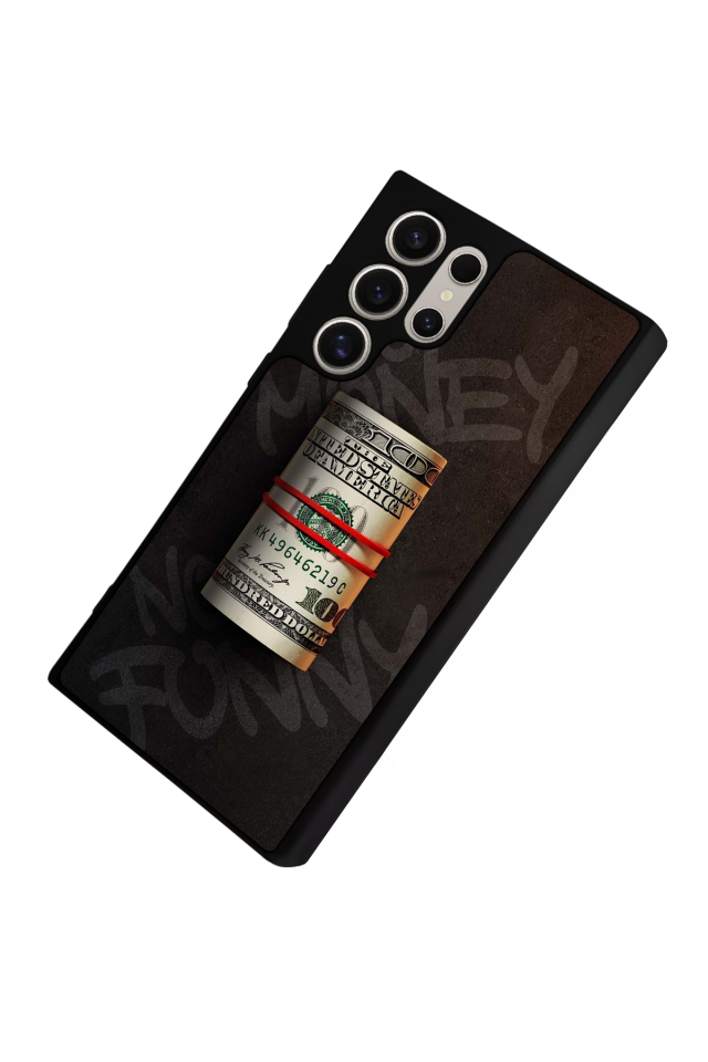 Samsung Galaxy S22 Ultra Uyumlu Para Tasarımlı Glossy Premium Kılıf