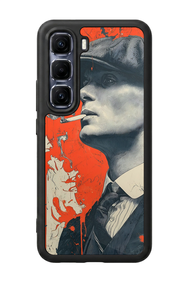 Infinix Hot 60 Pro Plus Uyumlu Peaky Blinders Tasarımlı Glossy Premium Kılıf