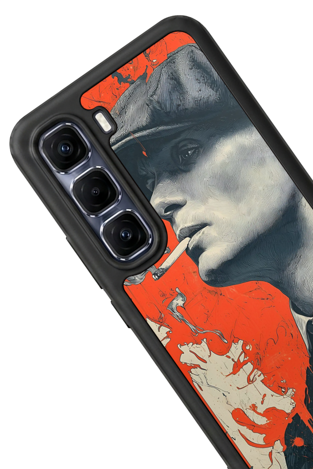 Infinix Hot 60 Pro Plus Uyumlu Peaky Blinders Tasarımlı Glossy Premium Kılıf