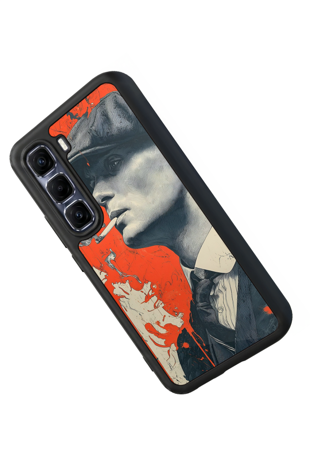 Infinix Hot 60 Pro Plus Uyumlu Peaky Blinders Tasarımlı Glossy Premium Kılıf