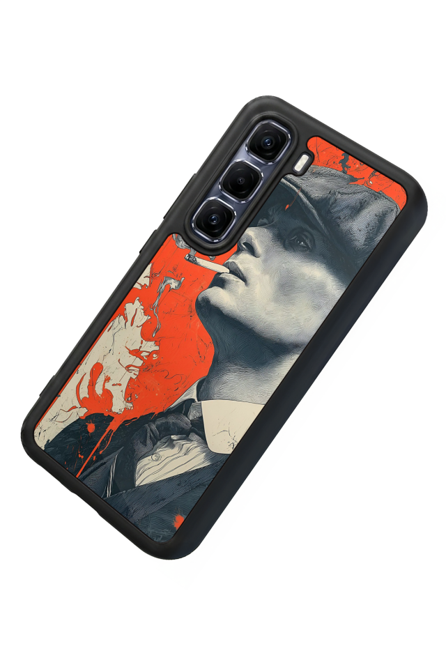 Infinix Hot 60 Pro Plus Uyumlu Peaky Blinders Tasarımlı Glossy Premium Kılıf